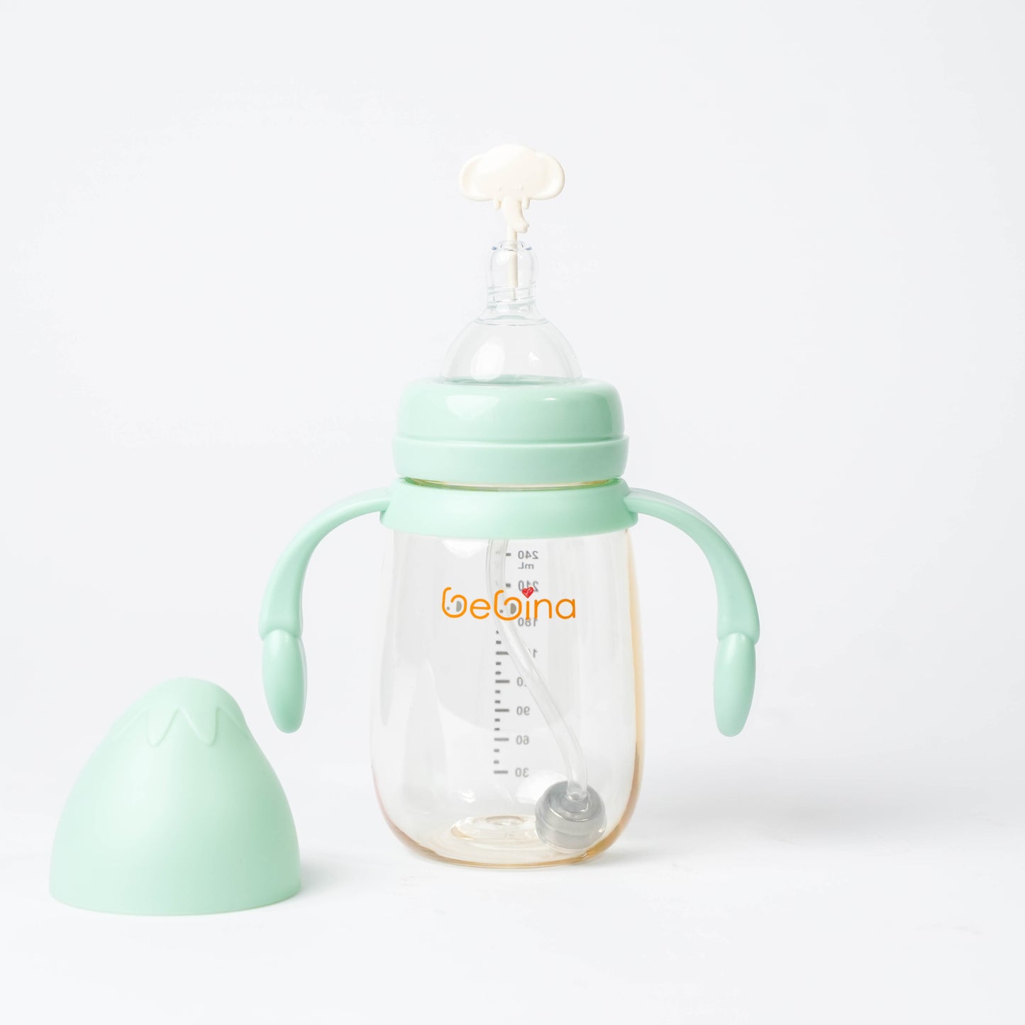 Strawberry Baby Bottle - 50mm Caliber, Flow: +6 M - Bebina