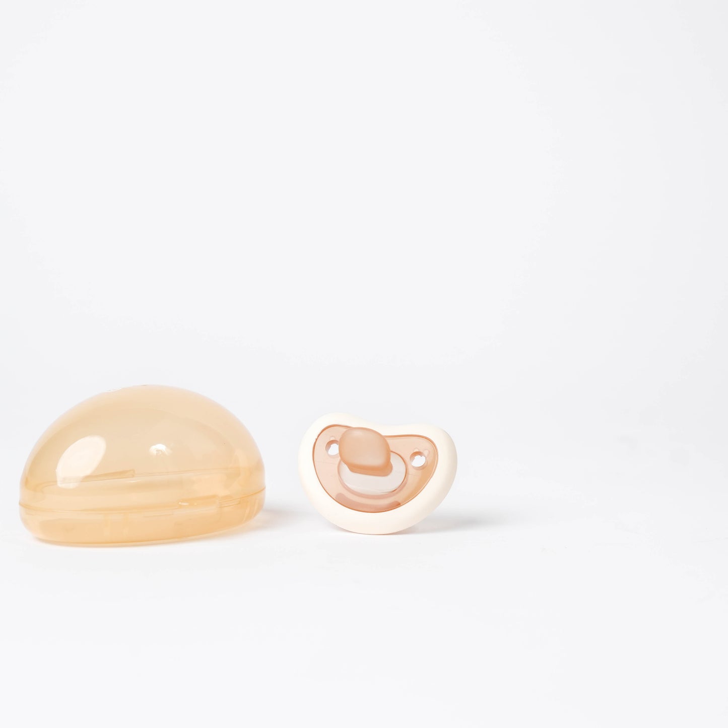 Happy Face Pacifier - Creamy White - Bebina