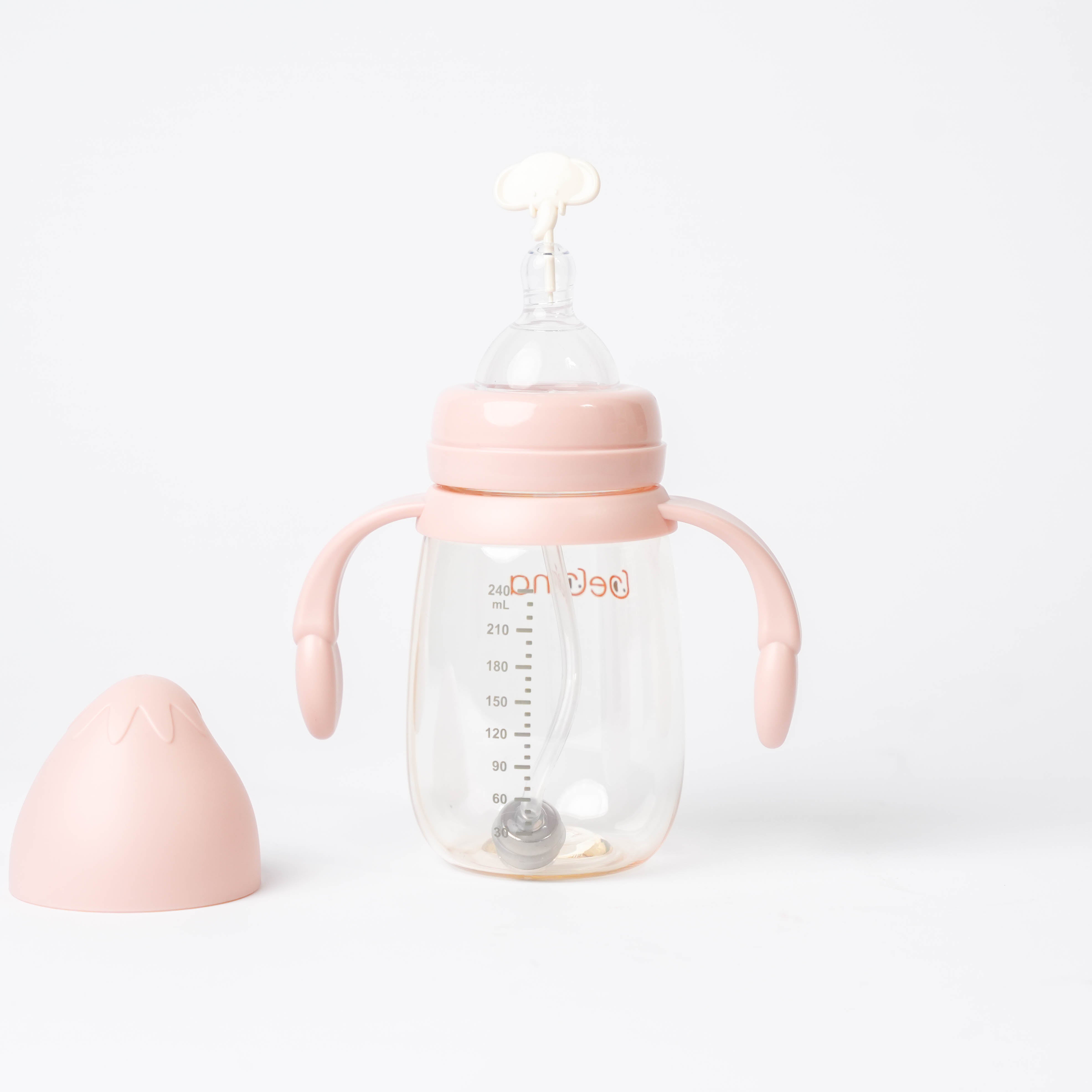 Strawberry Baby Bottle - 50mm Caliber,  Flow: +6 M - Bebina