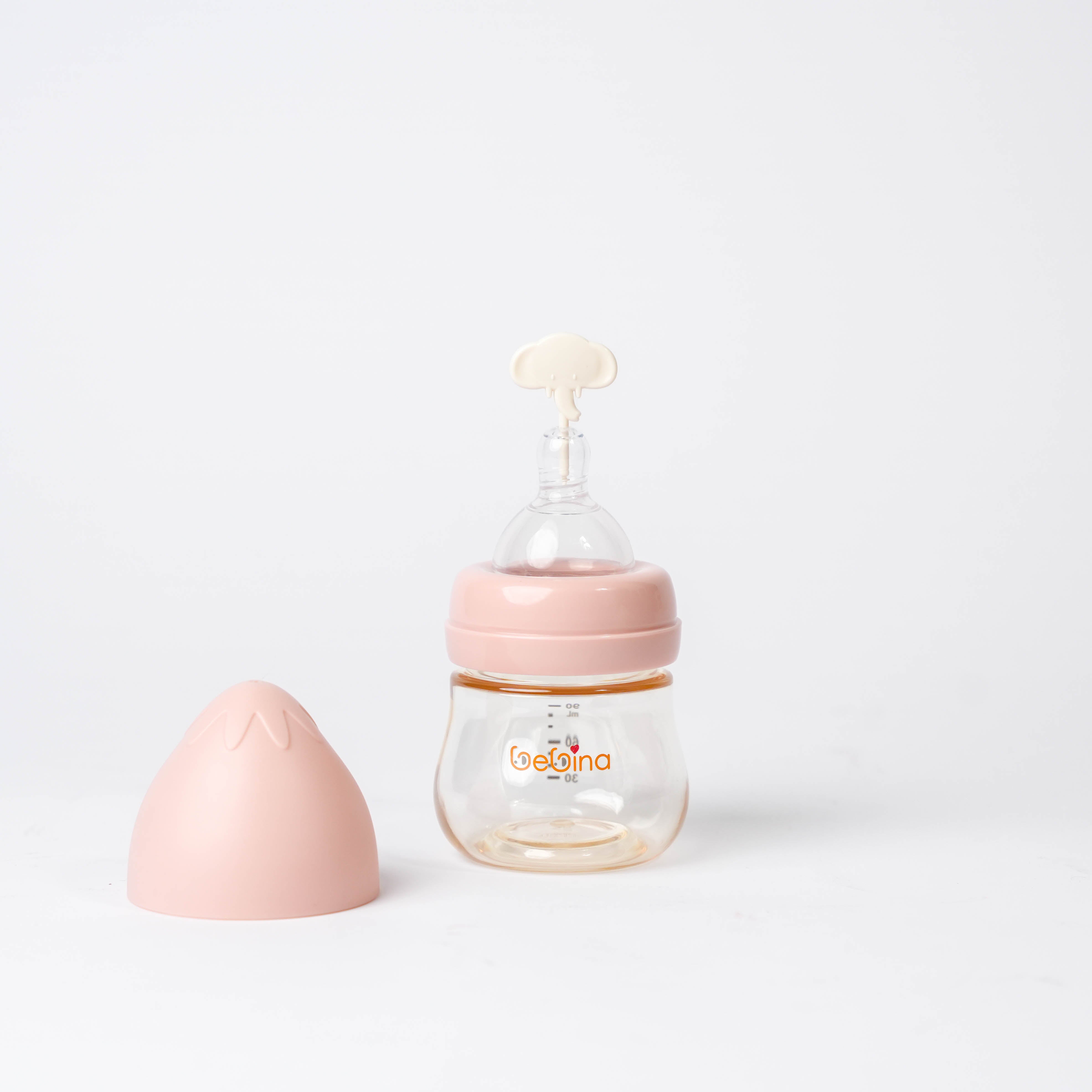 Strawberry Baby Bottle - 50mm Caliber,  Flow: +6 M - Bebina
