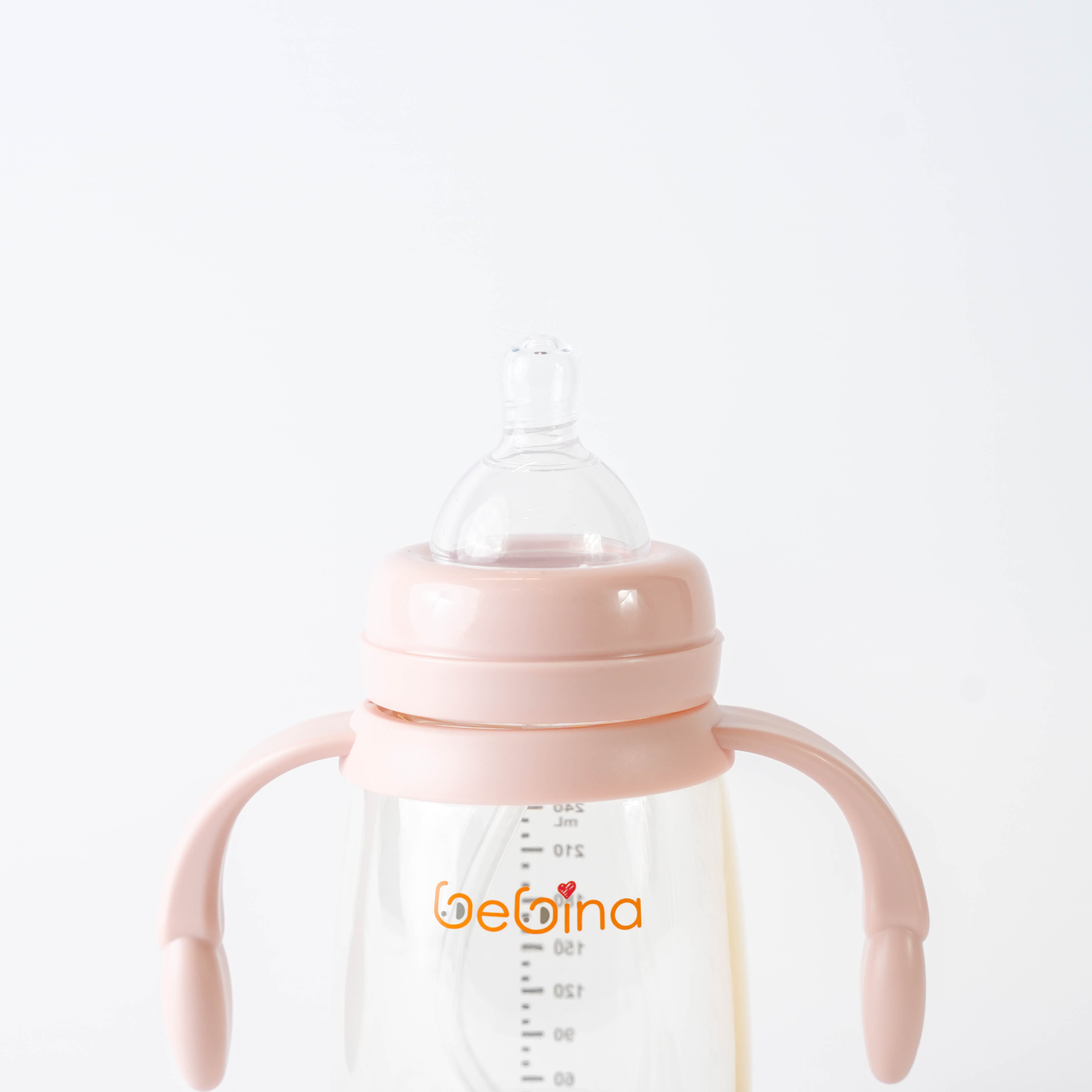 Strawberry Baby Bottle - 50mm Caliber,  Flow: +6 M - Bebina