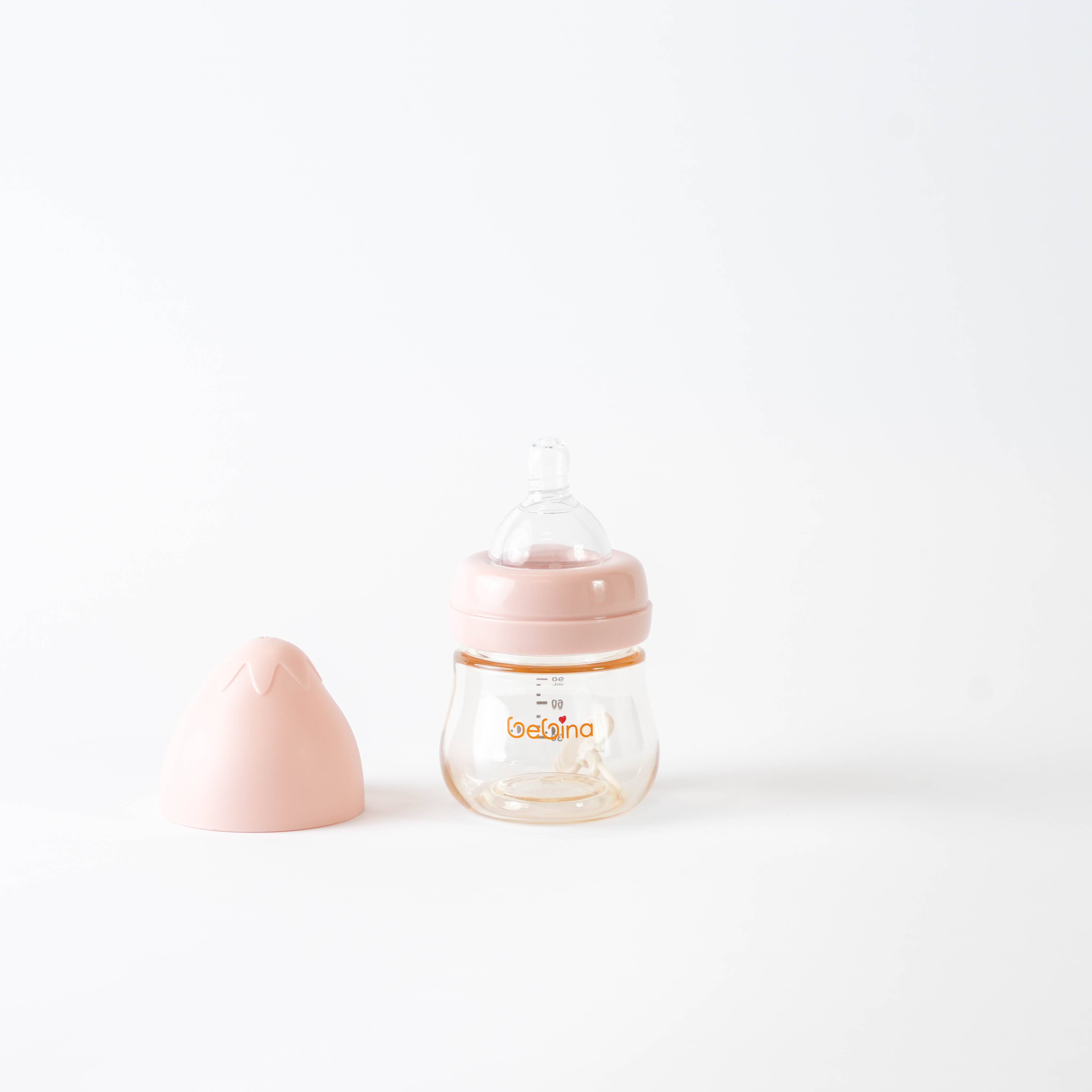 Strawberry Baby Bottle - 50mm Caliber,  Flow: +6 M - Bebina