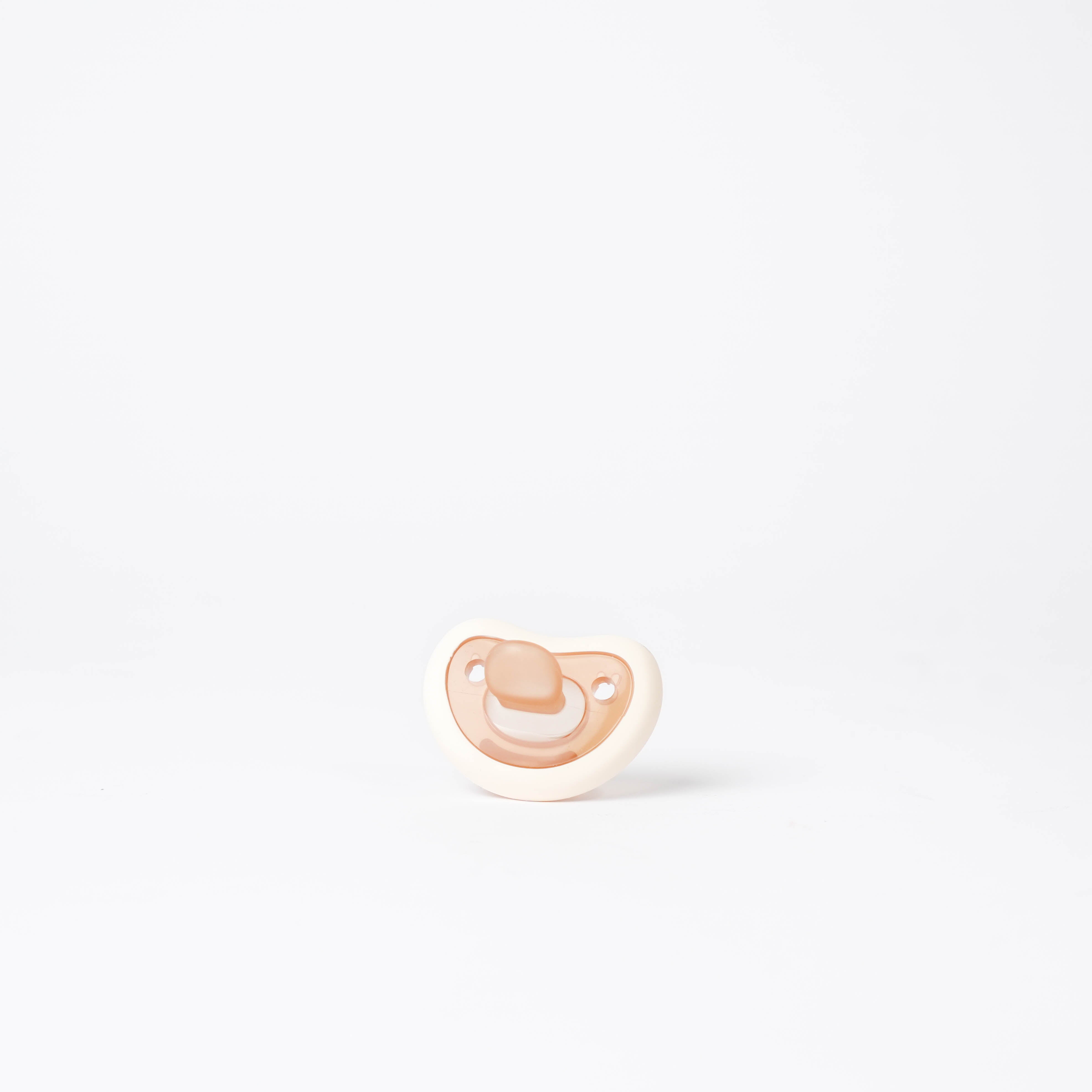 Happy Face Pacifier - Creamy White - Bebina