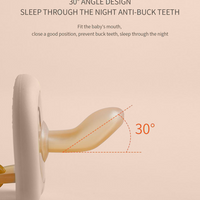 Happy Face Pacifier - Creamy White - Bebina