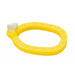 Yellow infant kid's toothbrush by Miradent with soft bristles, designed for gentle oral care for babies.