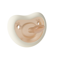 Happy Face Pacifier - Creamy White - Bebina