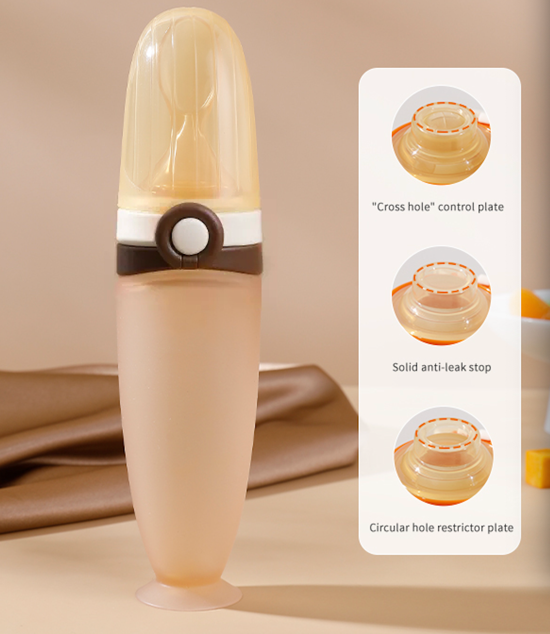 Squeezy Baby Feeder +4M - Bebina